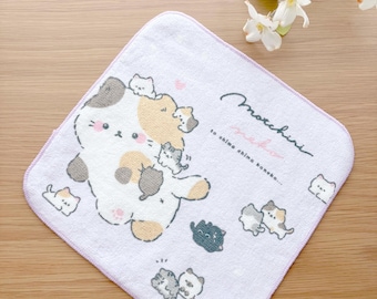 Petite Cotton towel - Sweet Cats - Mochiri Neko -1 pc