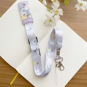 Lanyard Keychain - Cute Character Friends - 1 pc