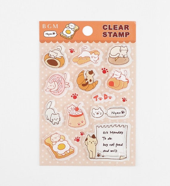 Cat Stamp Sticker Set 1 Cat Stamp Sticker Set 1