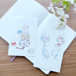 Carte postale - Chats de l'heure d'été - Tocoro Comugi - 1 pièce