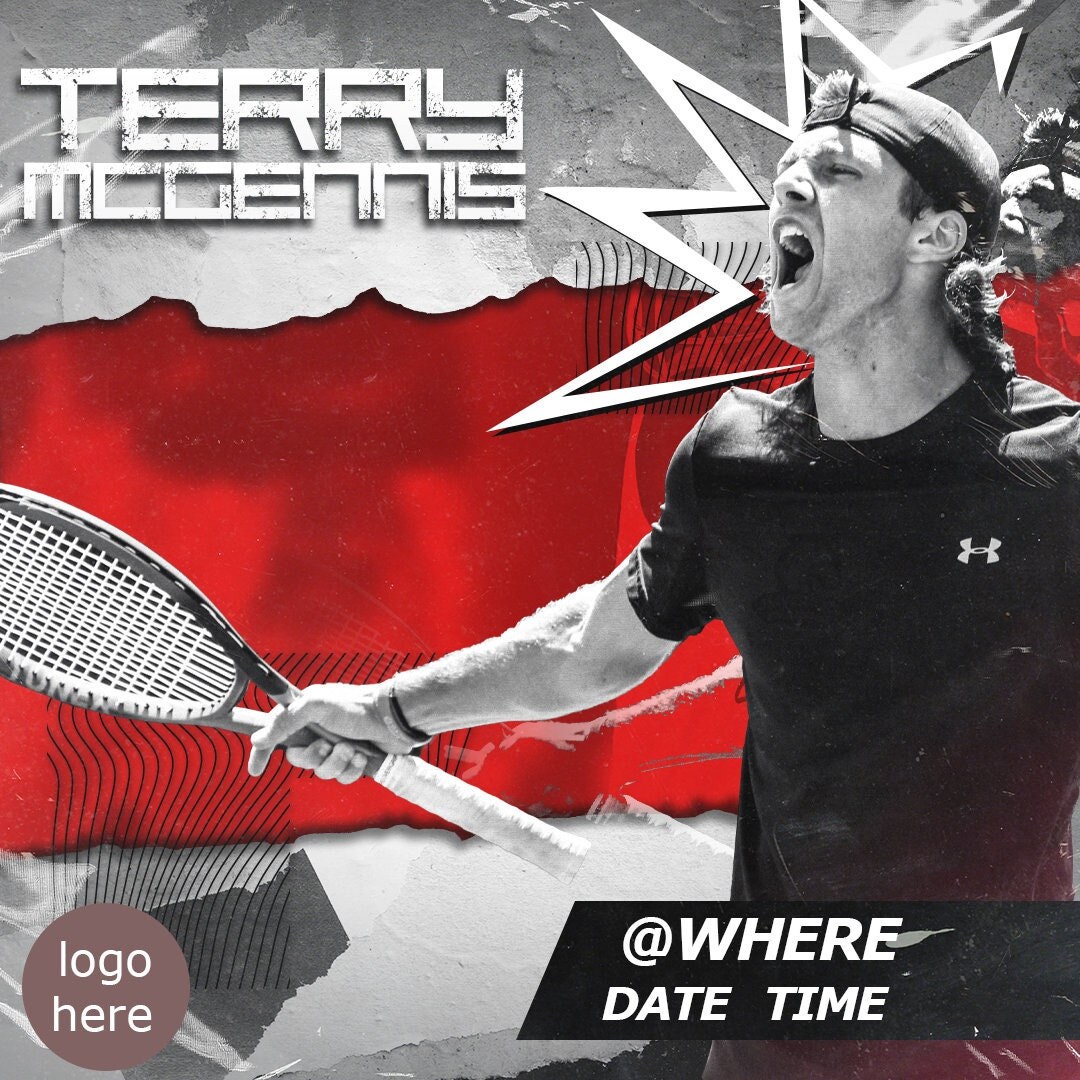 Custom Sports Graphics for Posters or Social Media Etsy