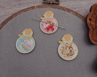 Sea creatures needle minder, needle magnet for embroidery and cross stitch