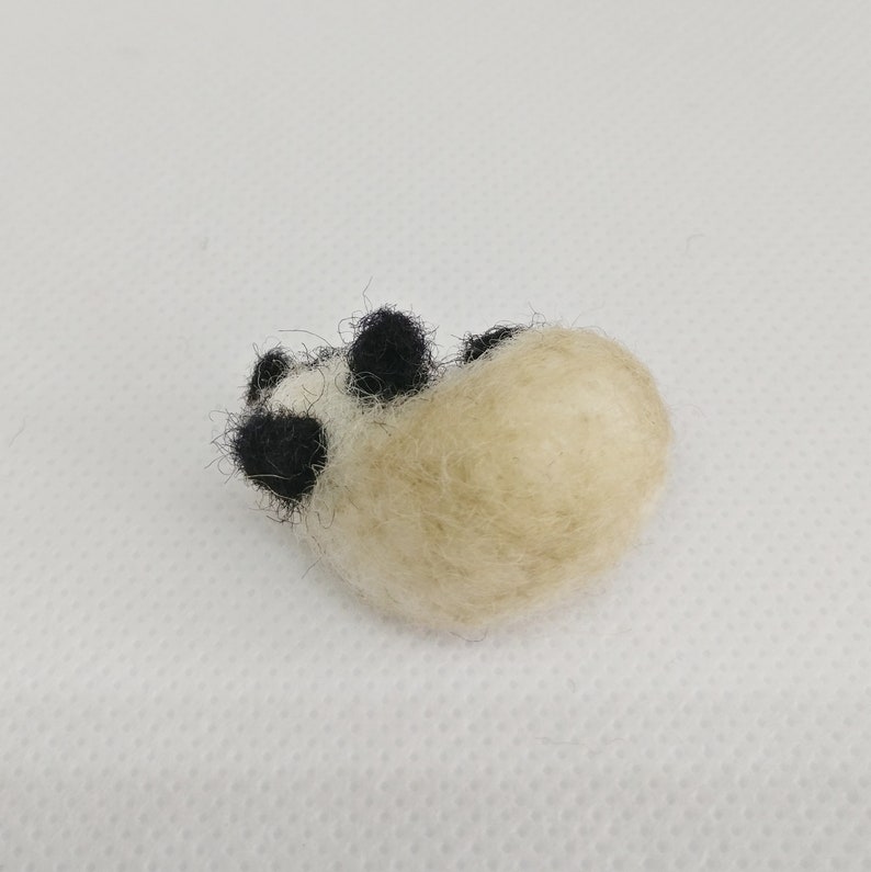 Siamese Cat/ Needle Felted Cat/ Miniature Sleeping Cat/ Siamese Kitten/ Cat Lover Gift/ Handmade From Wool/ Dollhouse Size/ Unique Cat Gift. image 6