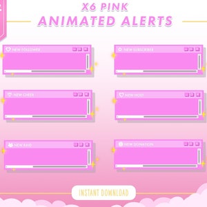 Süßes Zucken | Pop-up-streaming-Nachricht | Message d&#39;alerte sende x6