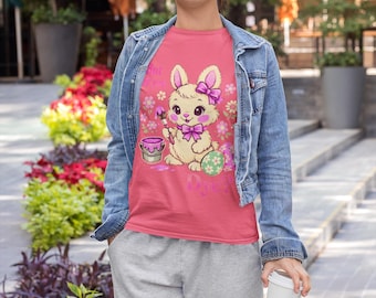 But Did You Dye? bunny painting eggs T-Shirt | Easter bunny shirt