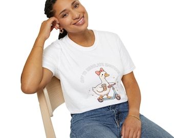 Off To Regulate Emotions Shirt, Funny Mental Health Tee, Cute Duck T-Shirt, Anxiety Humor Shirt, Emotional Support Gift, Self Care Tee