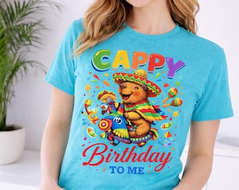 Cappy Bear Piñata Birthday Tee | Graphic T-Shirt