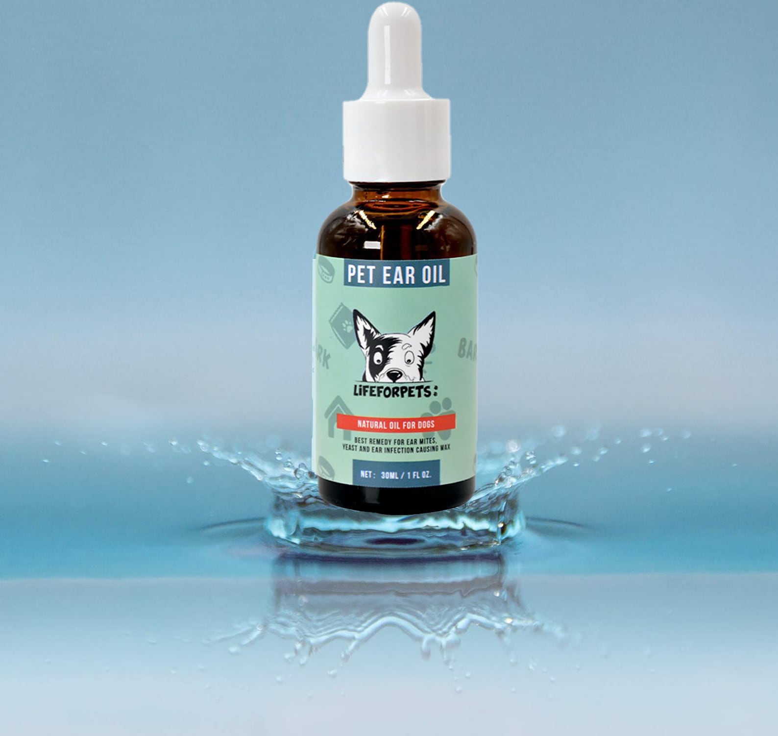 Natural Dog Ear Cleaner Best Puppy Dog Natural Ear Drops for Infection