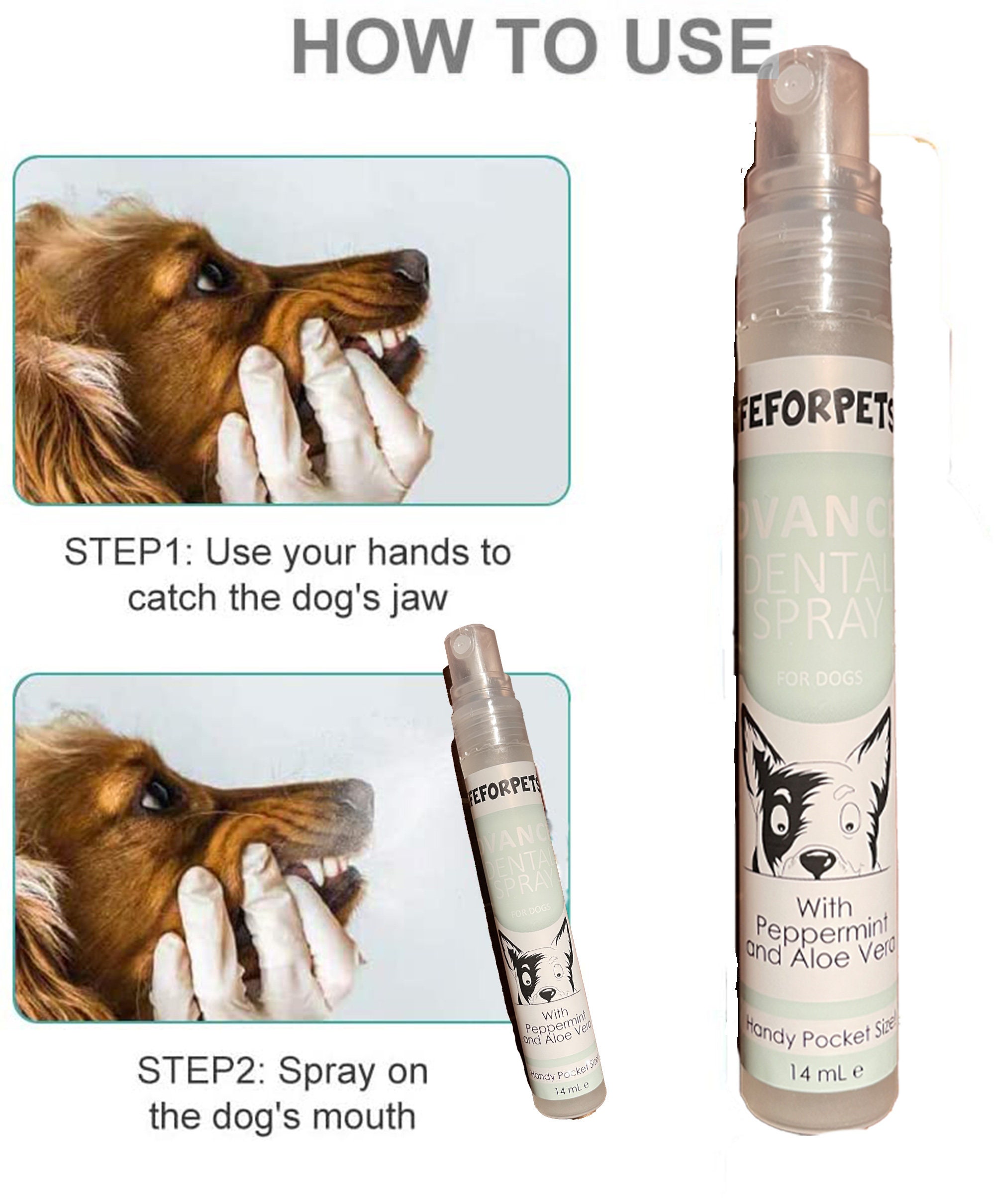 Natur Hund Pflegender Hund Freshener Welpe Frischer Atemspray Etsy