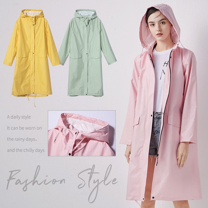Knee Length Raincoat - Etsy