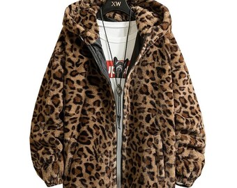 mens leopard print jacket uk