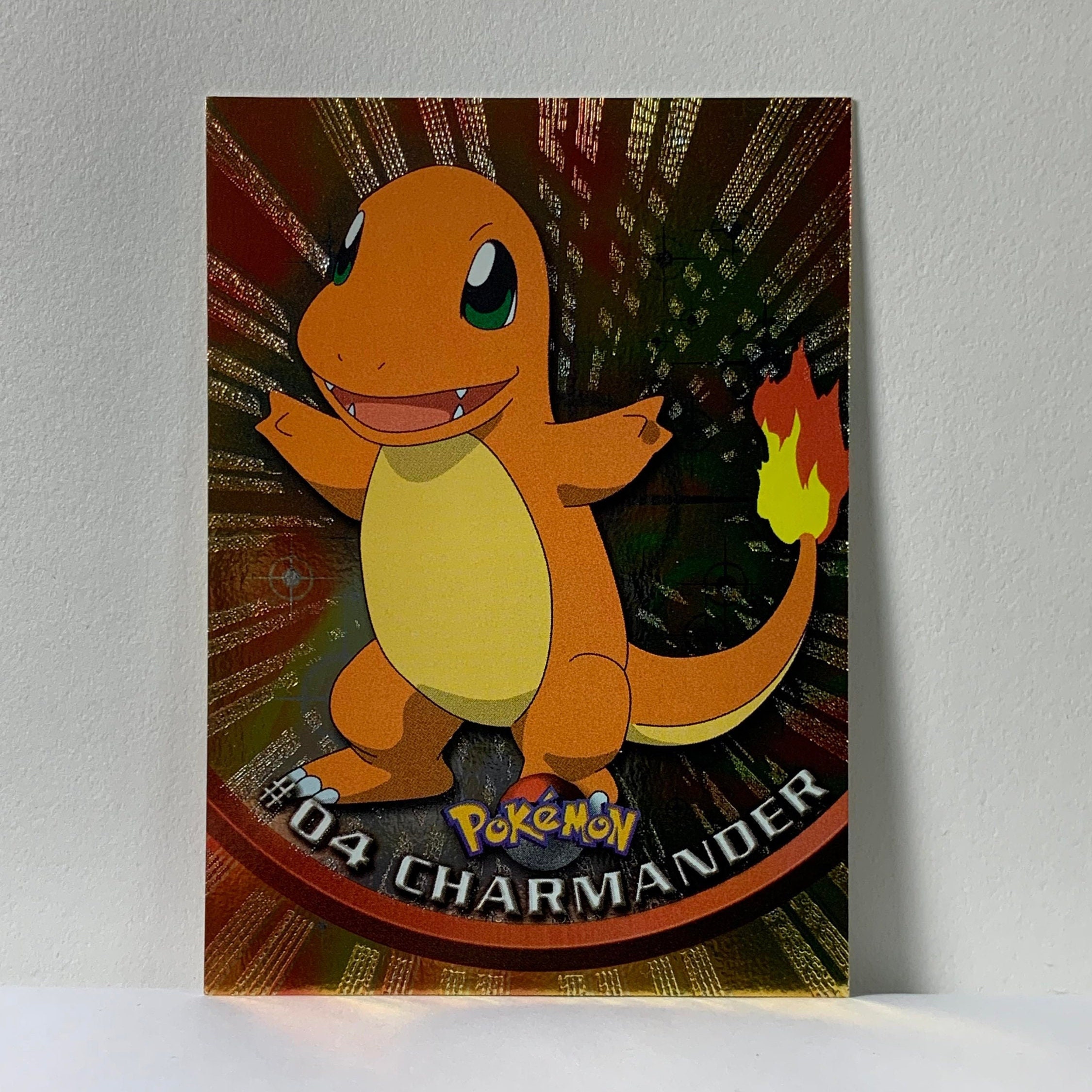 Topps Holo Charmander Mint Wotc Pokemon 4 Base Set Vintage - Etsy India