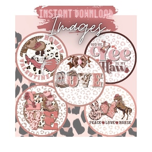 TÉLÉCHARGEMENT INSTANTANÉ - Valentine PNG Images - Cardstock pour Freshies, Car Coasters, T-Shirts & More - Valentines - vintage - Rétro - Numérique