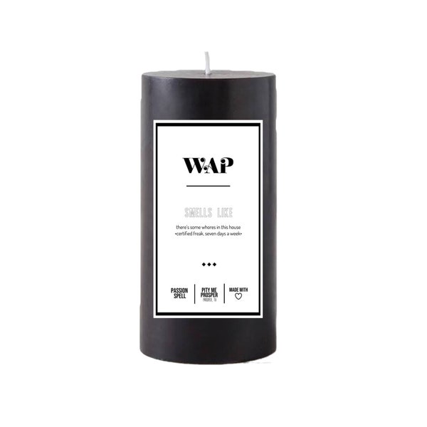 WAP Kaars Sticker Label - Digitale Download