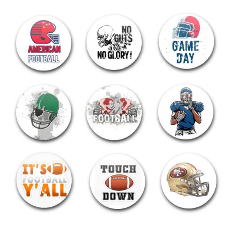 Football metal pins - Aus