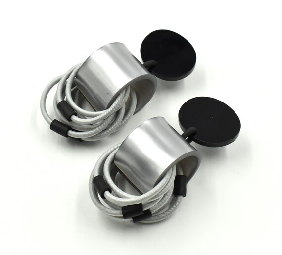 119 Grandes Boucles D'oreilles Clips En Plexiglas (15 Cm) - État Neuf, Look Audacieux
