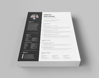 Professional Resume CV Template in Word + Free Cover Letter | Instant Download CV Template for Nurses *SALE*