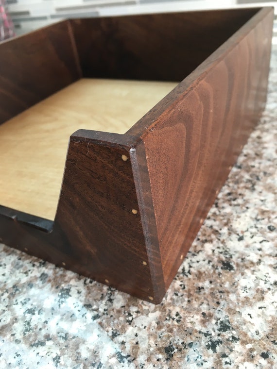 Hardwood Napkin Holder Cloth Napkin Holder Paper Napkin Etsy