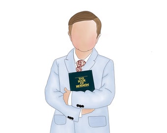 Battesimo personalizzato Ritratto senza volto