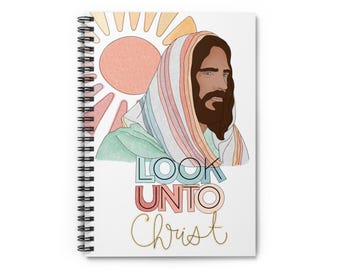 Caderno Espiral Inspirador: Olhe para Cristo - Diário de Fé