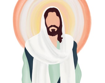 Christ Watercolor Print (Digital Download)