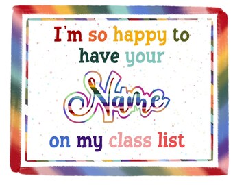 Download digitale del regalo per la classe dell'insegnante