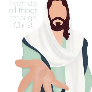 Christ Youth Theme Digital Watercolor
