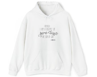 Moletom com capuz unissex Discípulo de Cristo Heavy Blend™