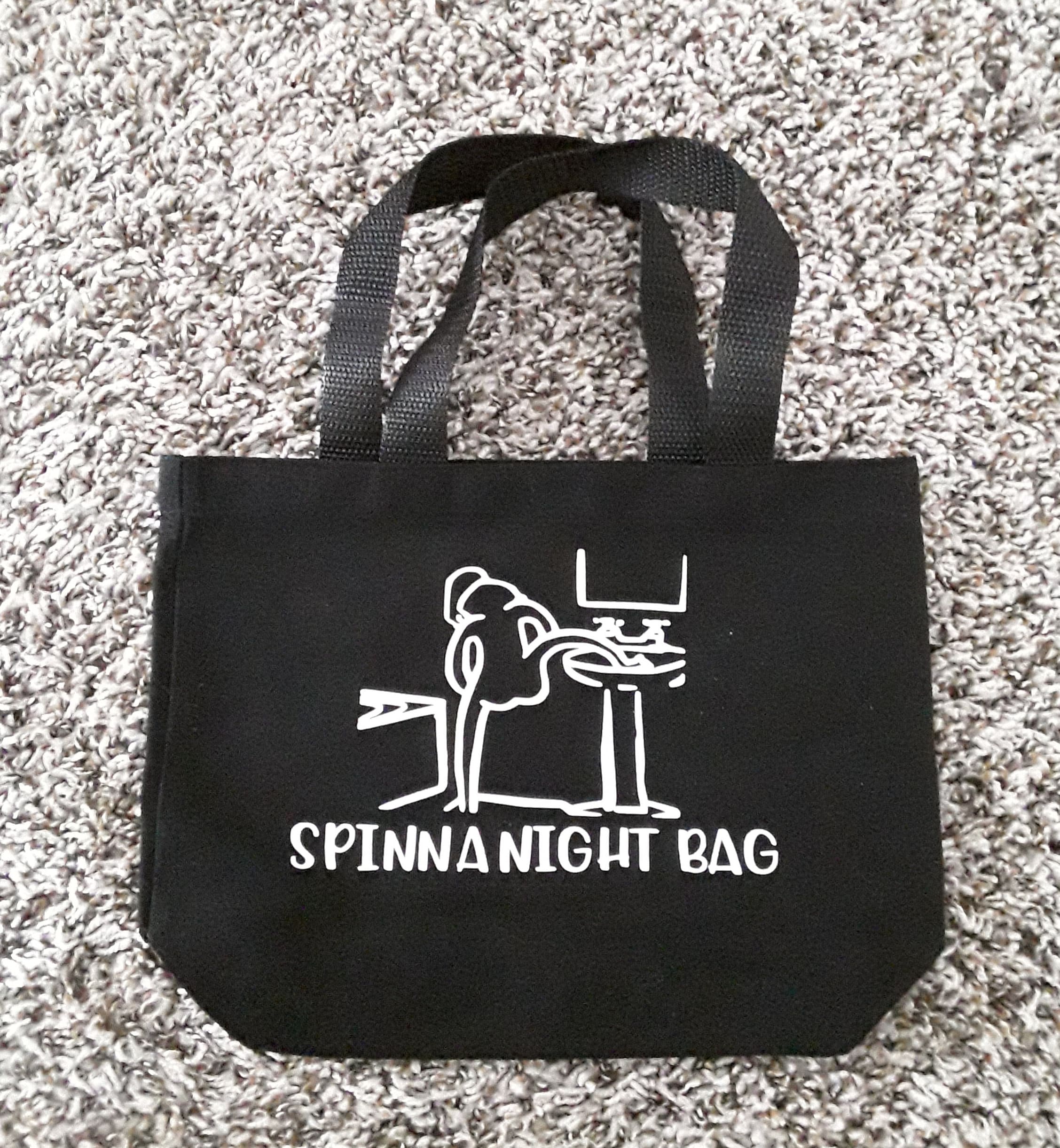 Spinna Night Bag PA Canvas Tote Bag for those over night stays