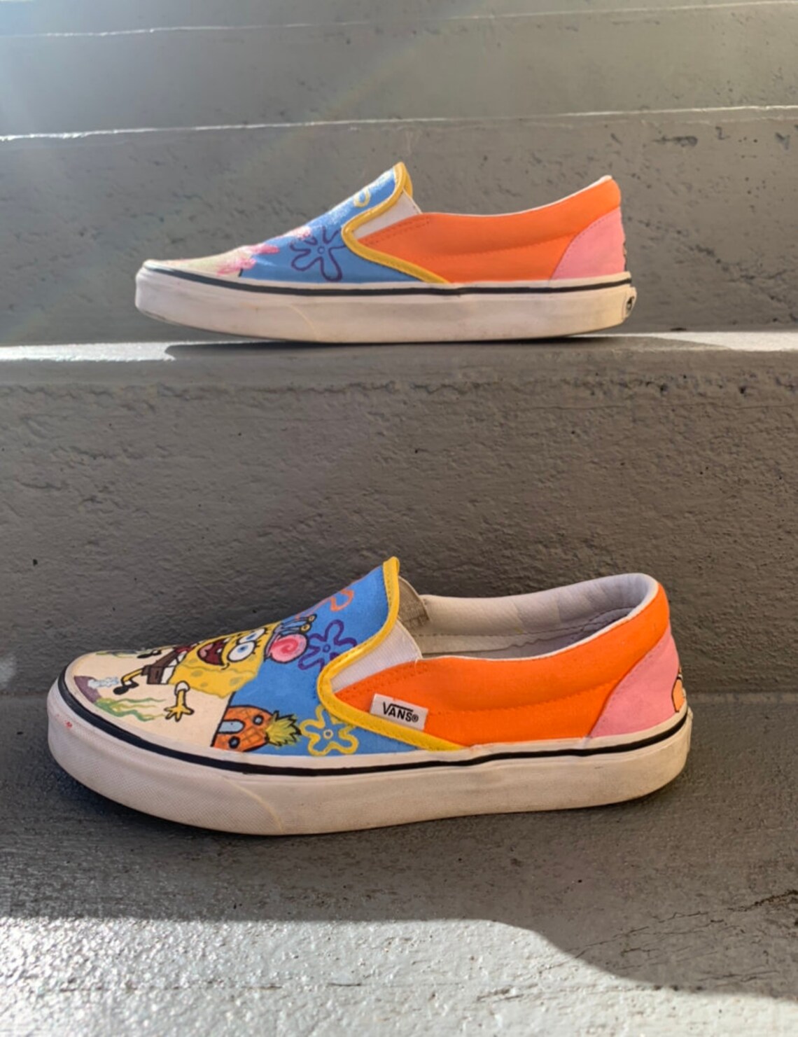 Spongebob Squarepants Custom Shoes | Etsy
