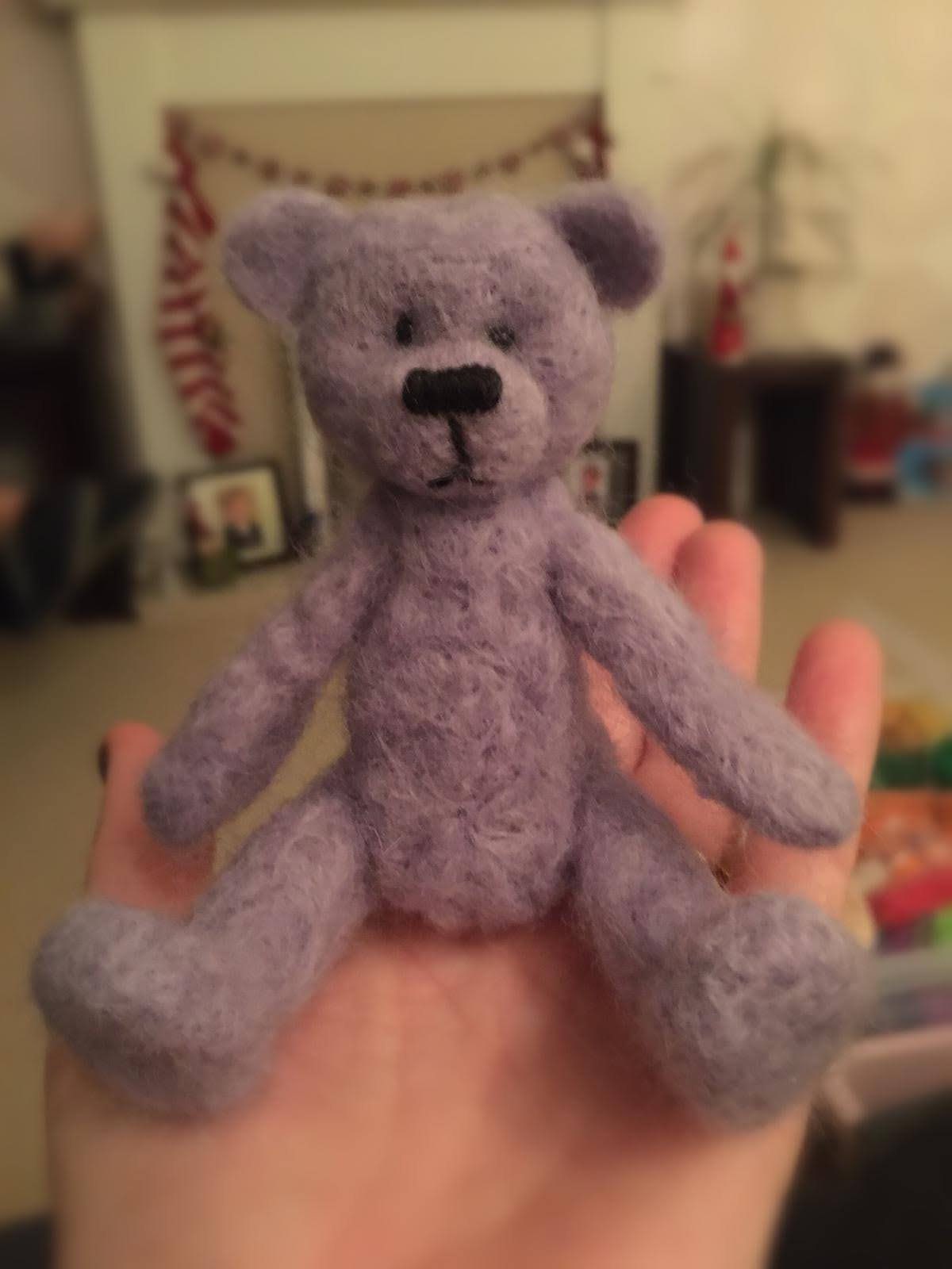 Handmade Needle Felted Traditional Teddy Bear with jointed Etsy