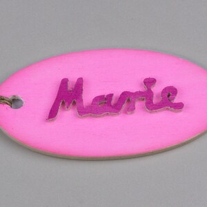 Gift pendant with name, pencil case, school bag, jacket