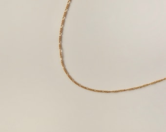 Figaro Chain Necklace - 14k Gold Filled Chain - Layering Necklace - Gold Layering Chain - Custom Necklaces