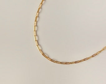 Paperclip Chain Necklace - 14k Gold Filled Linked Chain - Layering Necklace - Gold Layering Chain - Custom Necklaces