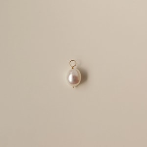 Baroque Pearl Earring Charms - Freshwater Pearl Charms - Build Your Own Earrings -  Earring Charm For Hoops