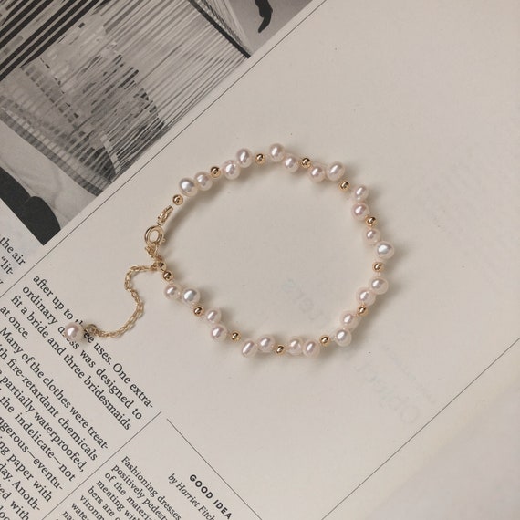 Monogram Beads Bracelet S00 - Fashion Jewelry
