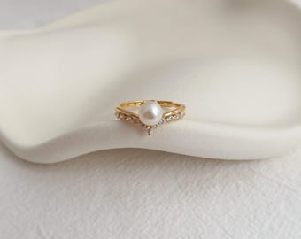 Anillo Tiara Chevron