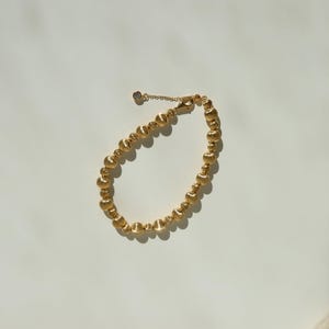 Beaded Bracelets - Gold Beaded Bracelet - Silver Beaded Bracelet - Sphere Bracelet- Gift For Her