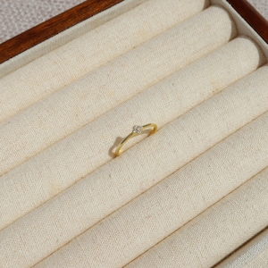 Lucky Clover Ring - CZ Stone Ring - Stackable Ring - Dainty Gold Ring - Gift For Her