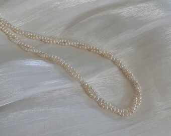Twisted Pearl Beaded Choker - Mini Pearl Necklace - Multi