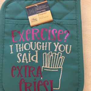 Funny sayings pot holders