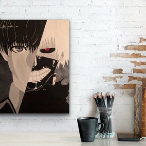 Tokyo Ghoul Anime' Poster, picture, metal print, paint by EstellKirlin  Studio