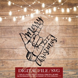 ILY Merry Christmas CriCut SVG File!