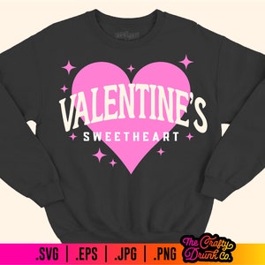 Retro Valentines Varsity College Sweatshirt Design Schatz SVG / .png / .jpg / .pdf - Valentines Sublimation Design
