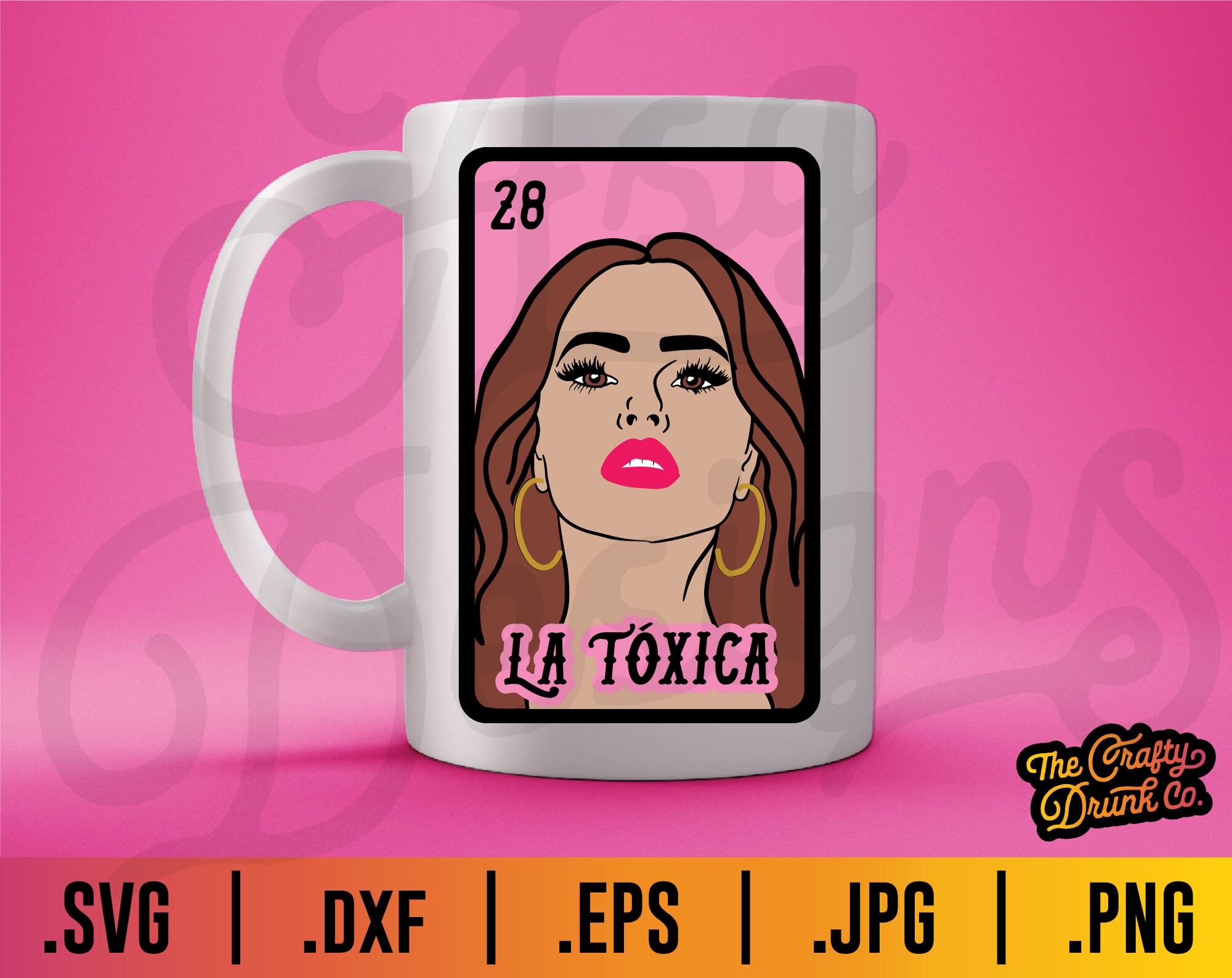 Loteria La Toxica SVG Loteria SVG La Toxica Layered Svg Etsy
