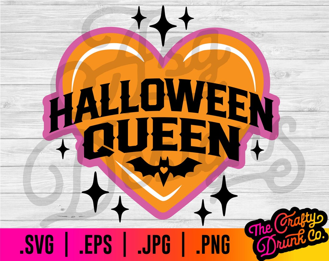 Halloween Queen SVG Cute Halloween, Spooky, Bats Etsy