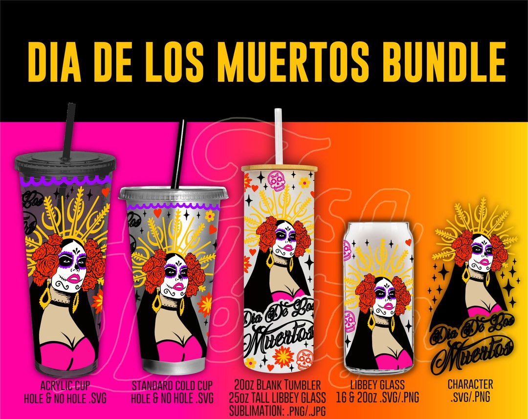 Dia De Los Muertos SVG BUNDLE - Day of the Dead Svg Png Sublimation ...
