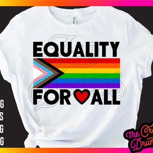Drapeau LGBTQIA Qualité pour tous SVG PNG Sublimation - Mois de la fierté, arc-en-ciel png