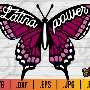 Latina Power Schmetterling SVG - Schmetterling svg, Latina svg