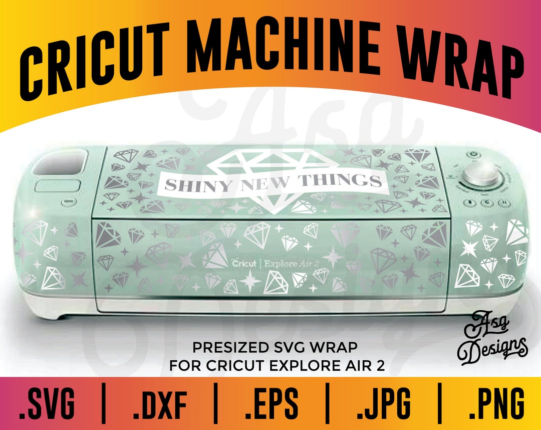 Diamond Cricut Explore Air Wrap SVG (digital Download) - Main Image